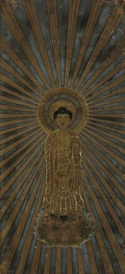 Amida Manifesting in the Dharma-body of Expedient Means, 1700-tallet. av Unbekannt