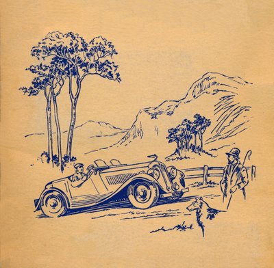 An Album of Motor Cars forside, c1936 av Unbekannt