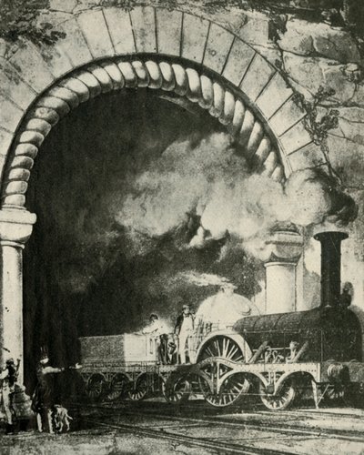 An Early Broad Gauge Train - Great Western Railway, c1930. av Unbekannt