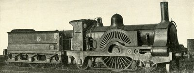 En åttefoter merket for den forlatte veien - Caledonian Railway, c1930. av Unbekannt