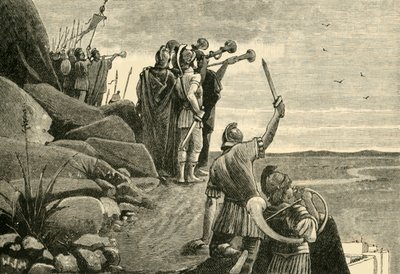 En hendelse i Jugurthine-krigen, 1890. av Unbekannt
