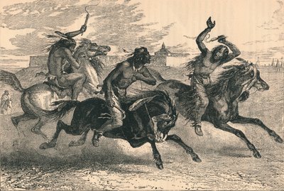 Et indisk hesteveddeløp, c1800-tallet av Unbekannt