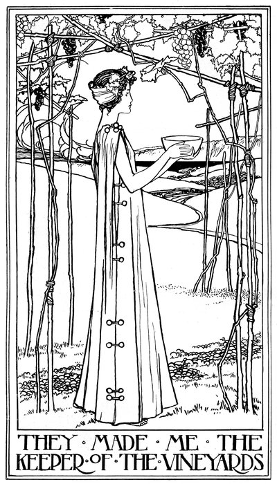 En illustrasjon for The Song of Salomon, 1899 av Unbekannt