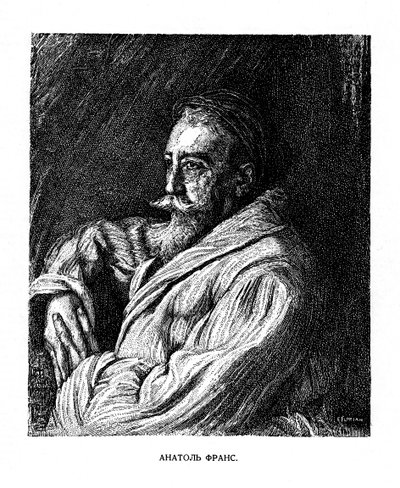 Anatole France, fransk forfatter, sent på 1800-tallet av Unbekannt