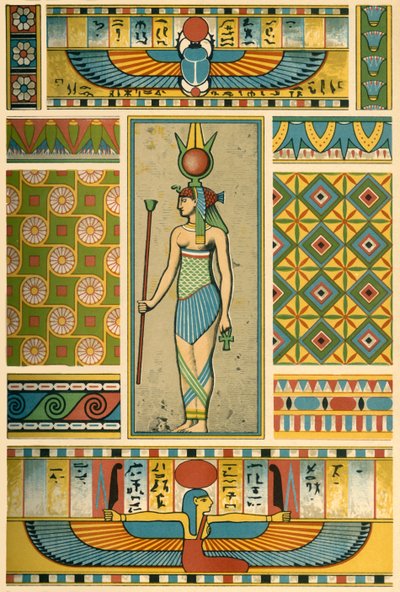 Gammel egyptisk dekorasjon, 1898. av Unbekannt