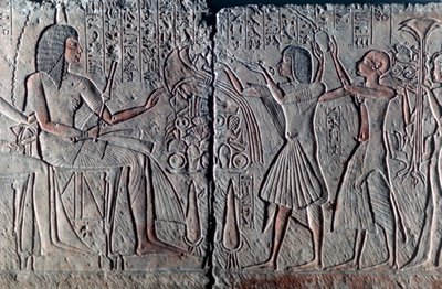 Gammelt egyptisk relieff, ca 1300 f.Kr av Unbekannt