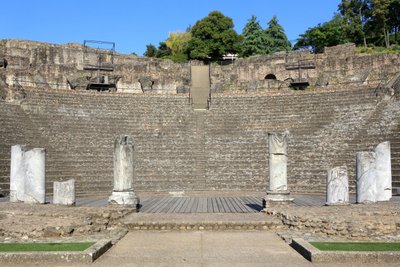 Det gamle teateret i Fourvière. Lyon, 20160828, Lyon, Frankrike av Unbekannt