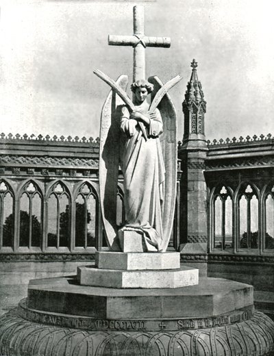 Angel of the Memorial Well, Cawnpore, India, 1895. av Unbekannt