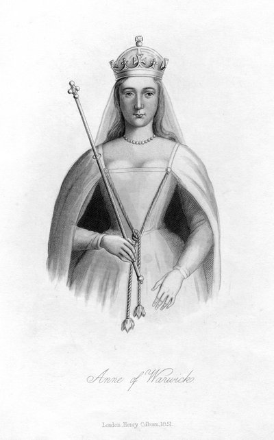 Anne Neville, grevinne av Warwick, 1851 av Unbekannt