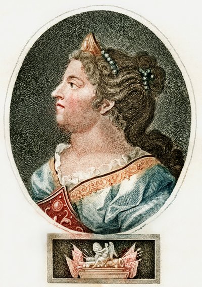 Anne, dronning av Storbritannia, c1796 av Unbekannt
