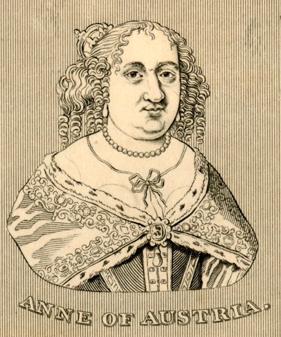 Anne av Østerrike, 1601-1666, 1830. av Unbekannt
