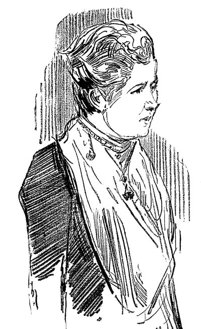 Annie Besant nee Wood 1847-1933, britisk sosialist og teosof, 1890 av Unbekannt