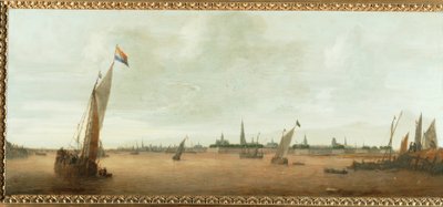 Utsikt over Antwerpen av Unbekannt