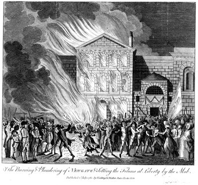 Anti-katolske Gordon-opptøyer, London, 6.–7. juni 1780 av Unbekannt
