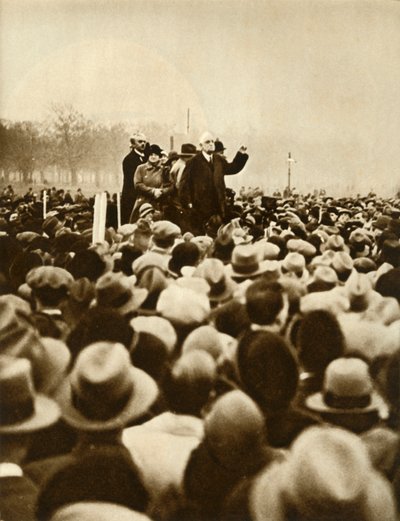 Anti-regjeringsdemonstrasjon, Hyde Park, London, 6. februar 1933, 1935.i av Unbekannt