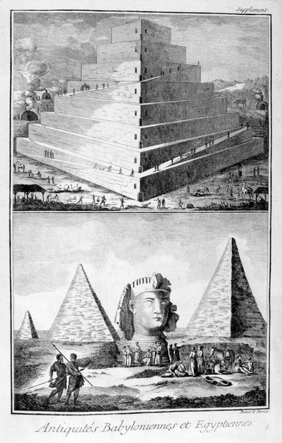Antikviteter fra Babylonia og Egypt, 1751-1777 av Unbekannt