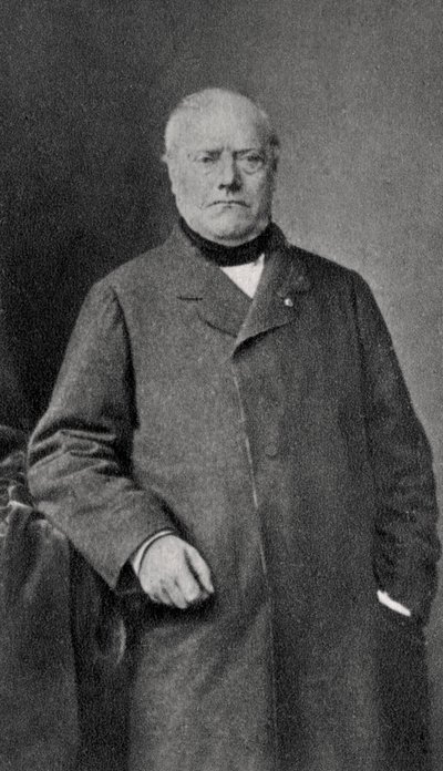 Antoine-Louis Barye , fransk billedhugger, 1862 av Unbekannt