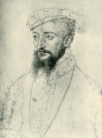 Antoine de Bourbon, konge av Navarra, 1548, 1907. av Unbekannt