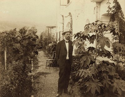 Anton Tsjekhov, russisk forfatter, Jalta, Krim, Russland, ca 1900 av Unbekannt