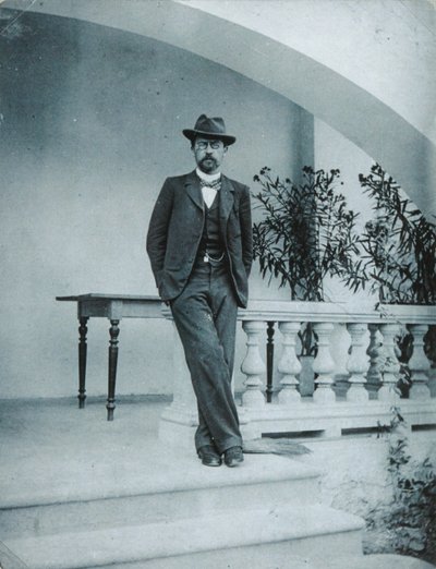 Anton Tsjekhov i Jalta, 1899-1900 av Unbekannt