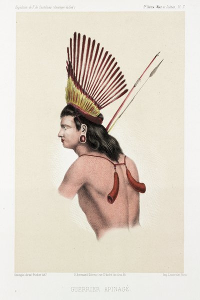 Apinage-kriger, Brasil, ca 1843-1847 av Unbekannt