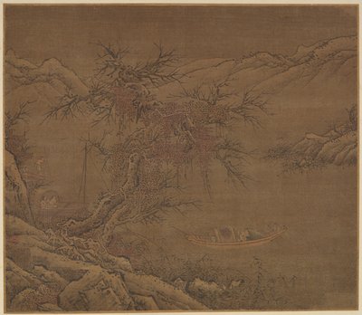 Nærmer seg vinterkysten, Ming-dynastiet, 1368-1644. av Unbekannt