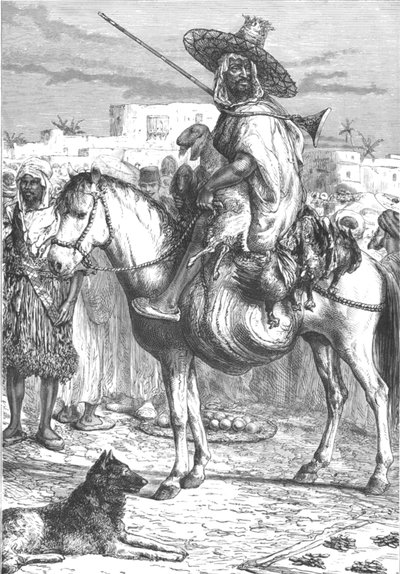 Arabisk bonde på markedet i Tlemcen, Algerie, sent på 1800-tallet av Unbekannt