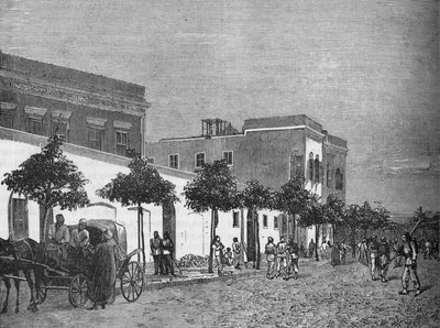 Arabi Pashas-huset, Kairo, c1882-1885. av Unbekannt