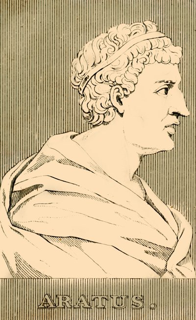 Aratus, ca 315-240 f.Kr., 1830 av Unbekannt