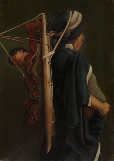 Araukansk kvinne, ca. 1890-1892. av Unbekannt