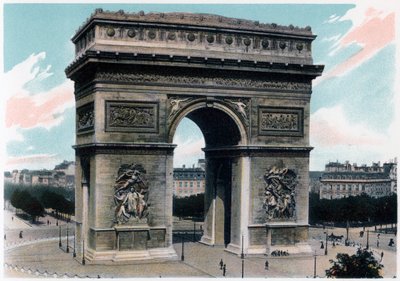 Triumfbuen, Paris, ca 1900 av Unbekannt