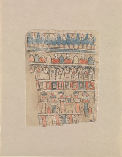 Arkitektonisk scene, 1500-tallet. av Unbekannt