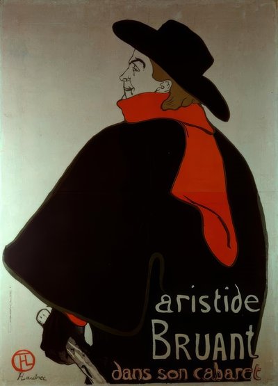 Aristide Bruant i sin kabaret av Unbekannt