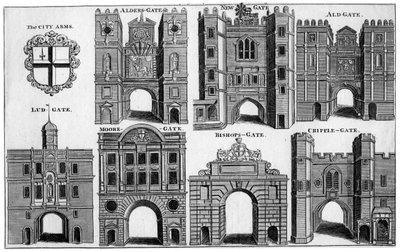 Arms and ports of the City of London, ca 1650 1800-tallet av Unbekannt