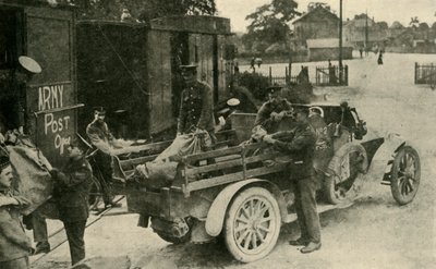 Hærens postkontor, første verdenskrig, c1915, c1920. av Unbekannt
