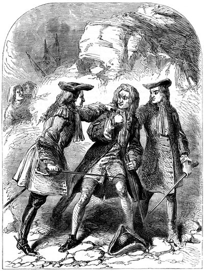 Arrestasjon av Sir John Fenwick, 1696 sent på 1800-tallet av Unbekannt