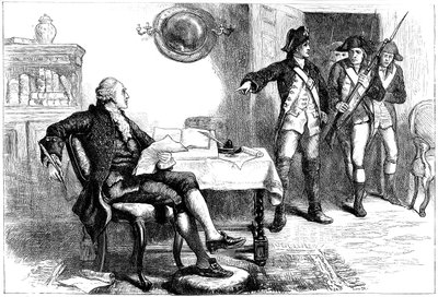 Arrestasjon av William Franklin, New Jersey, 1776 c1880 av Unbekannt