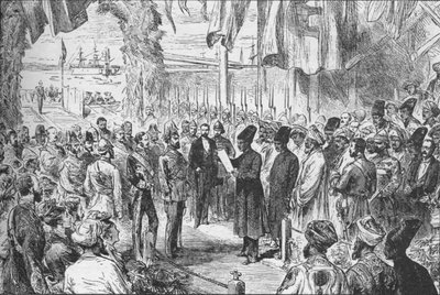 Ankomst av prinsen av Wales til Bombay, India, 8. november 1875 1908 av Unbekannt