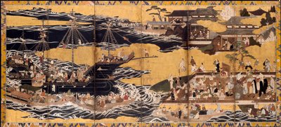Ankomsten til de sørlige barbarene, ca. 1600. av Unbekannt