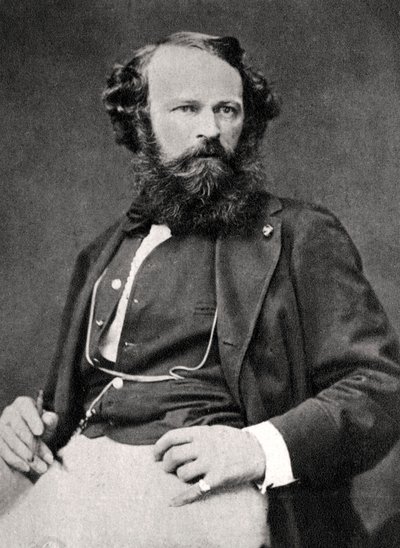 Arsene Houssaye , fransk romanforfatter og poet, 1861 av Unbekannt