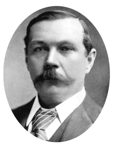 Arthur Conan Doyle , skotsk forfatter, ca 1900 av Unbekannt
