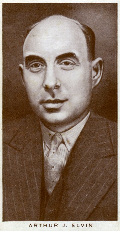 Arthur J Elvin , britisk boksepromotør, 1938 av Unbekannt