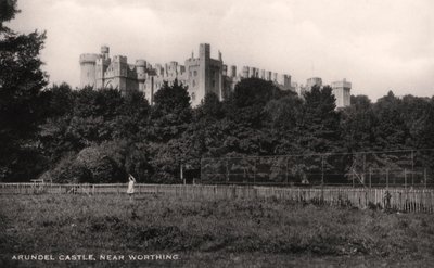 Arundel Castle, West Sussex, tidlig på 1900-tallet av Unbekannt