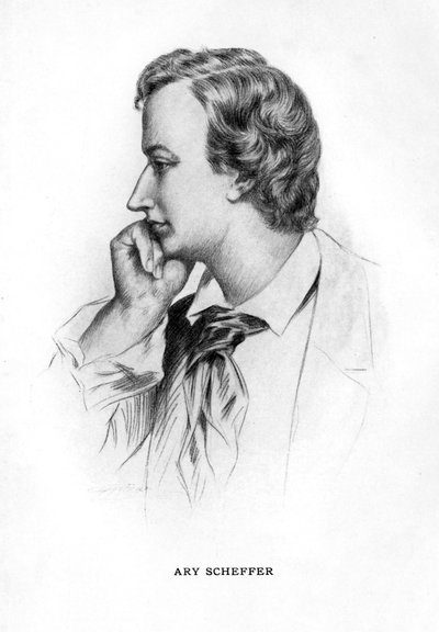 Ary Scheffer, fransk maler, 1912 av Unbekannt