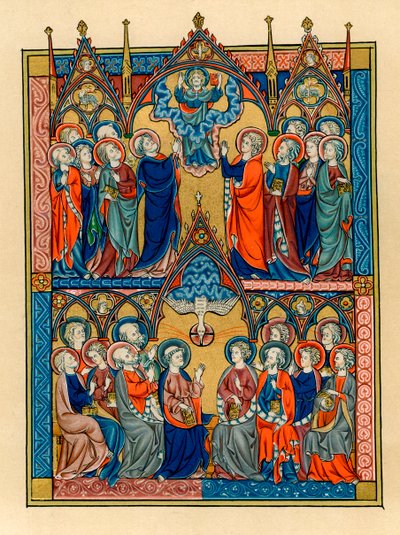 Himmelfart og pinse, 1290-1300 av Unbekannt