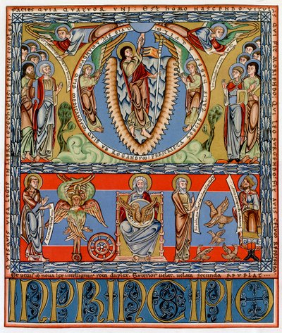 Himmelfart, c1155 av Unbekannt