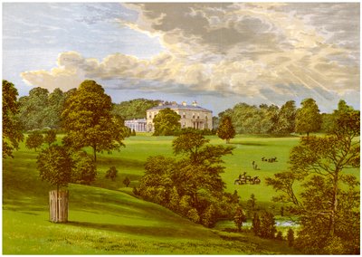 Ashcombe Park, Staffordshire, hjemmet til Sneyd-familien, c1880 av Unbekannt