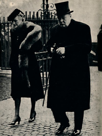 Ved Duke of Connaughts begravelse, januar 1942, 1945. av Unbekannt