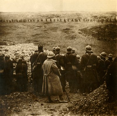Angrep på Douaumont, Nord-Frankrike, desember 1916 av Unbekannt