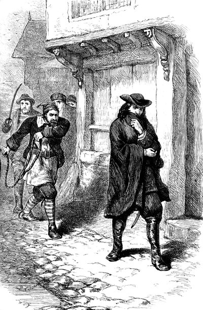 Angrep på kapteinen på rosen, c1600-tallet c1880 av Unbekannt